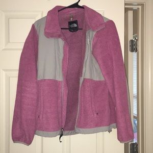 Pink North Face jacket